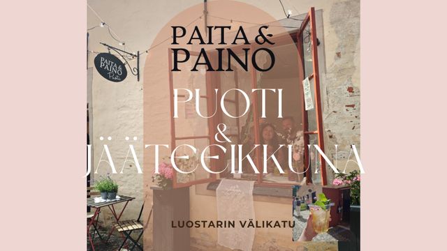 Glögi-ikkuna SUMMER EDITION & Puoti Luostarin välikadulla - tapahtuman kuva
