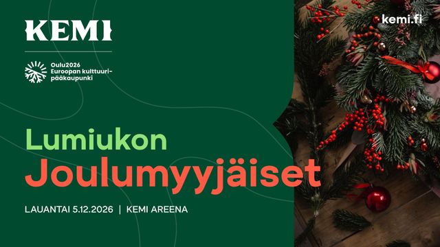Lumiukon joulumyyjäiset 2026 - tapahtuman kuva