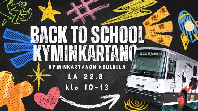 Back to school -tapahtuma Kyminkartanon koululla - tapahtuman kuva