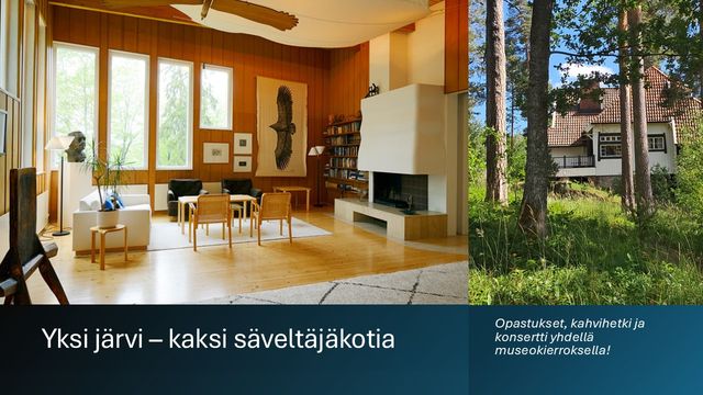 Yksi järvi – kaksi säveltäjäkotia! - tapahtuman kuva