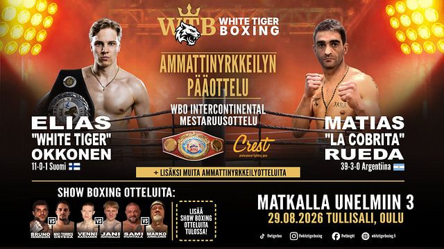 WHITE TIGER BOXING – MATKALLA UNELMIIN 3 - tapahtuman kuva