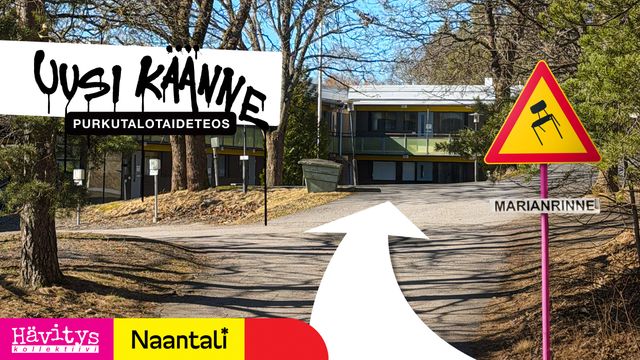 UUSI KÄÄNNE -Purkutalotaideteos - tapahtuman kuva