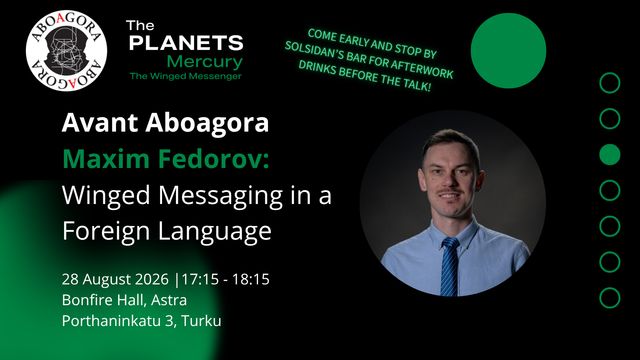 Afterwork & Avant Aboagora: Winged Messaging in a Foreign Language - tapahtuman kuva