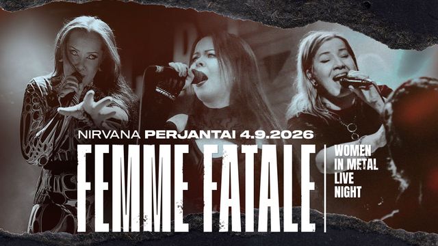 FEMME FATALE – Women in Metal Live Night: Without Warning, Blame Me! & Crimson Sun / Nirvana, Fuusio - tapahtuman kuva