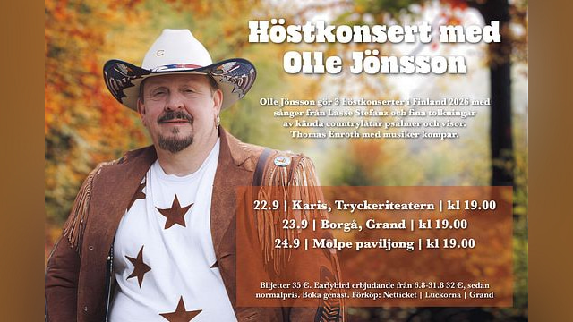 Höstkonsert med Olle Jönsson - tapahtuman kuva