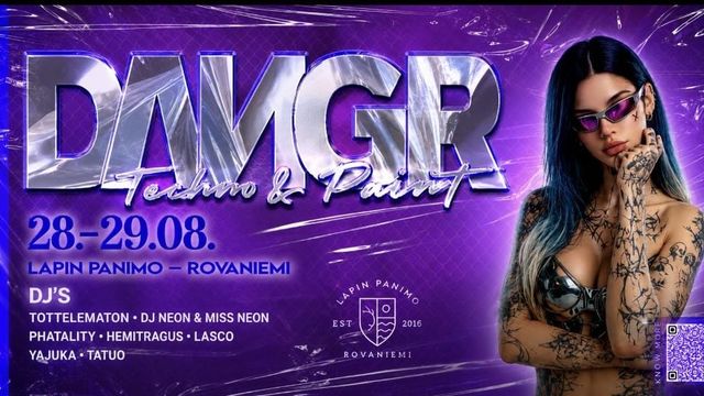 DANGR: Techno & Paint 28-29.8.2026 - tapahtuman kuva