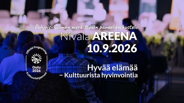 Keskustelu kulttuurin voimasta ja hyvinvoinnista