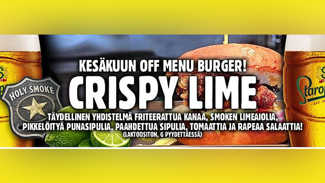 KUUKAUDEN OFF MENU BURGER - tapahtuman kuva