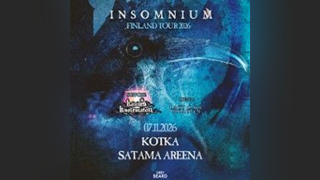 INSOMNIUM, KAUNIS KUOLEMATON, LAST CALL DISASTER K18 - tapahtuman kuva