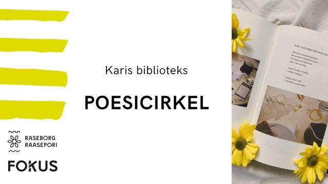 Poesicirkel vid Karis bibliotek - tapahtuman kuva