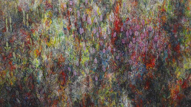Eggert Pétursson: Millefleurs - tapahtuman kuva