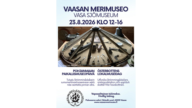 Pohjanmaan paikallismuseopäivä Vaasan Merimuseolla - tapahtuman kuva