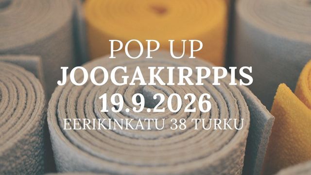 POP UP JOOGAKIRPPIS - tapahtuman kuva