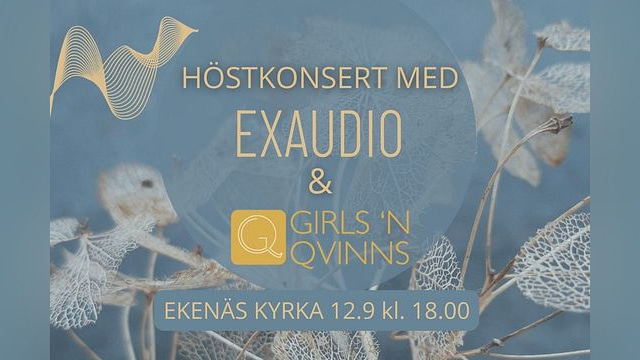Höstkonsert med Exaudio och Girls’n Qvinns - tapahtuman kuva