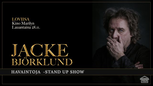Jacke Björklund - Havaintoja: stand up show - tapahtuman kuva