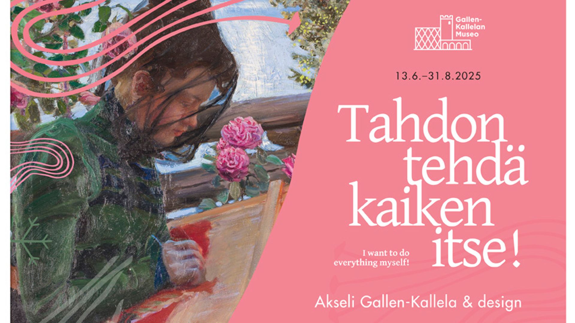 Tahdon tehd� kaiken itse! – Akseli Gallen-Kallela ja design