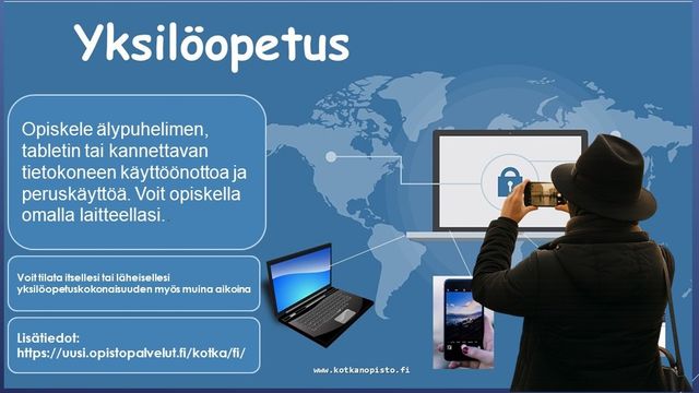 Tietotekniikan yksilöopetusta - tapahtuman kuva