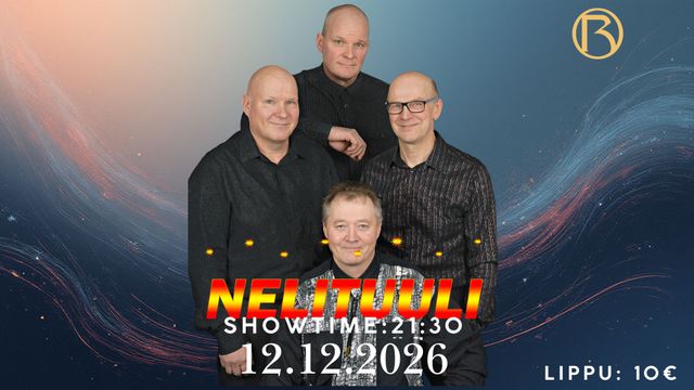 Nelituuli tanssittaa teitä 12.12.26 @ravintola remussa! - tapahtuman kuva