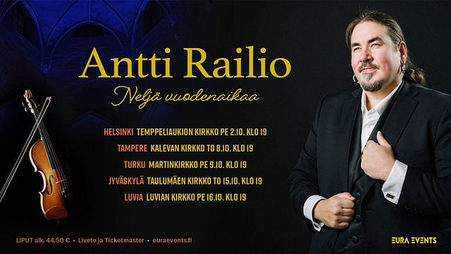 ANTTI RAILIO - NELJÄ VUODENAIKAA - tapahtuman kuva