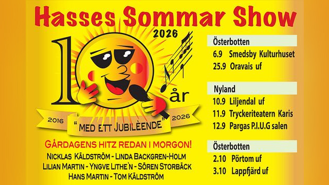 10 år med Hasses Sommarshow - tapahtuman kuva