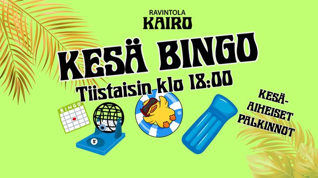 Sulttaanin KesäBINGO - tapahtuman kuva