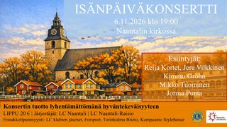 HYVÄNTEKEVÄISYYS ISÄNPÄIVÄKONSERTTI - tapahtuman kuva
