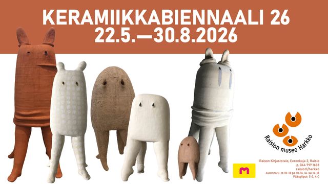 Yleisöopastukset Keramiikkabiennaali 26 -keramiikkataidenäyttelyyn - tapahtuman kuva
