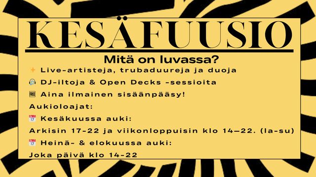 KesäFuusio-terassi - tapahtuman kuva