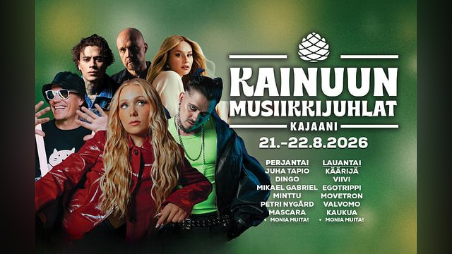 KAINUUN MUSIIKKIJUHLAT - Kaksi päivää 21.-22.8.2026 - tapahtuman kuva