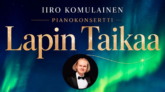 Iiro Komulaisen Lapin taikaa -pianokonsertti Rovaniemen kirkossa ti 8.9. klo 19 - tapahtuman kuva