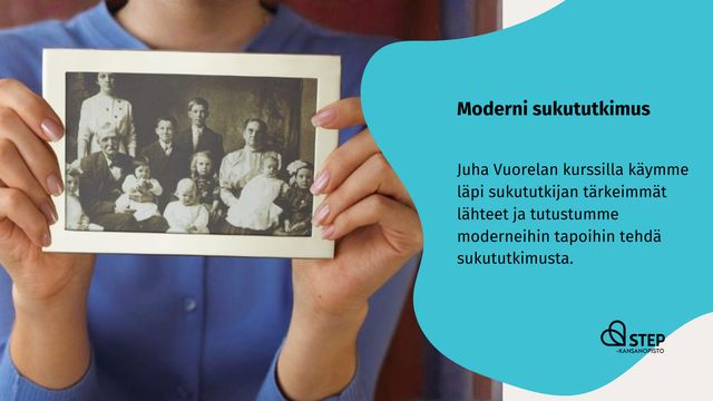 Moderni sukututkimus - tapahtuman kuva