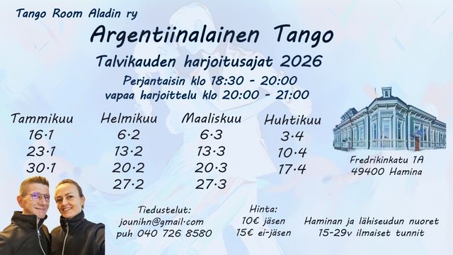 Tango Room Aladin ry, Jouni Heino