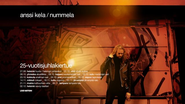 Anssi Kela - Nummela 25-vuotisjuhlakiertue - tapahtuman kuva