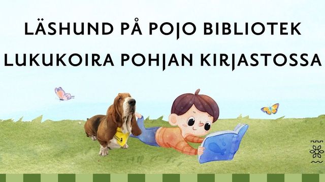Lukukoira Pohjan kirjastossa - tapahtuman kuva