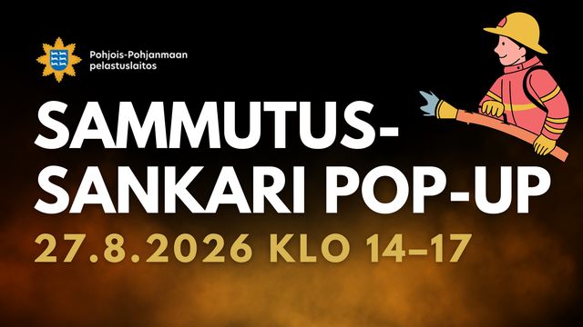 Sammutussankari Pop-up - tapahtuman kuva