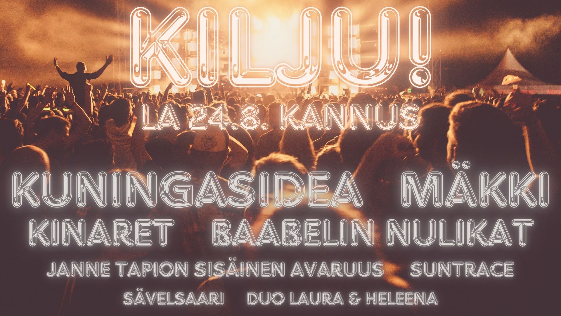 Kaupunkifestivaali Kilju! & Taiteiden Yö