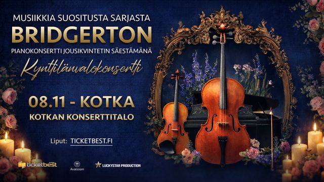 BRIDGERTON. Pianoresitaali jousikvintetin kanssa – kynttilänvalokonsertti - tapahtuman kuva
