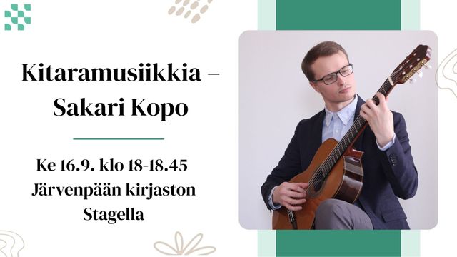 Kitaramusiikkia – Sakari Kopo - tapahtuman kuva