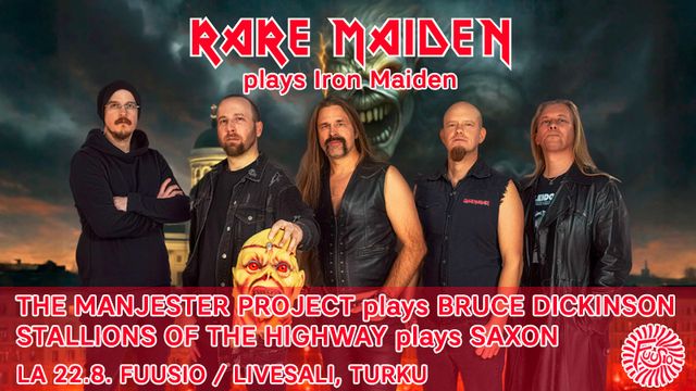 Cover Night: Iron Maiden, Bruce Dickinson, Saxon - tapahtuman kuva