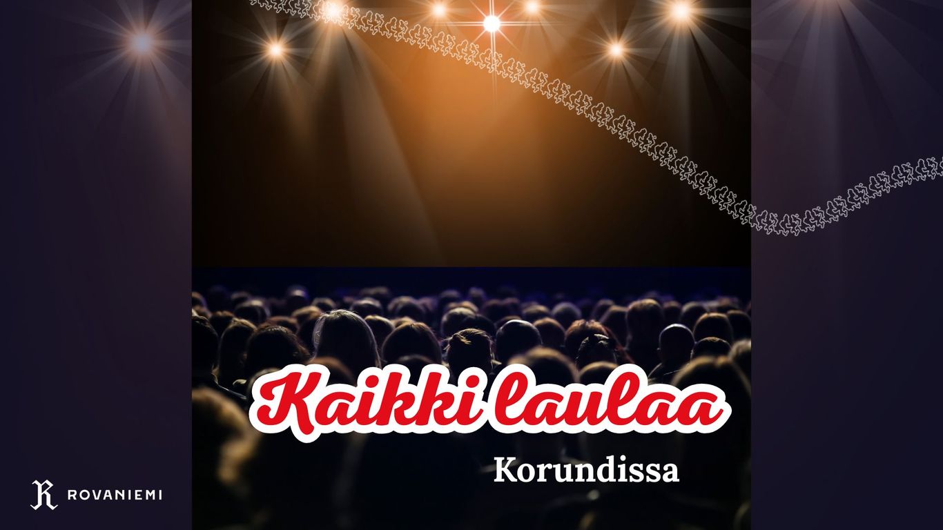 Kuvassa lava, jossa näyttävä valaistus sekä yleisö