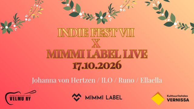 Indie Fest VII X Mimmi Label Live - tapahtuman kuva
