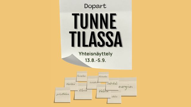 "Tunne tilassa" -Yhteisnäyttely, Dopartin syntymäpäivänäyttely - tapahtuman kuva