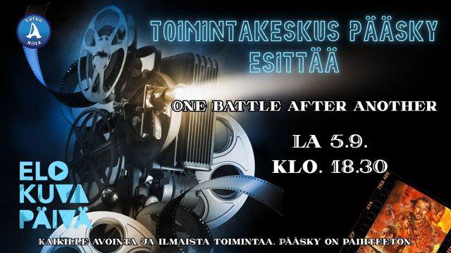 Elokuvapäivä Pääskyllä - One Battle After Another - tapahtuman kuva