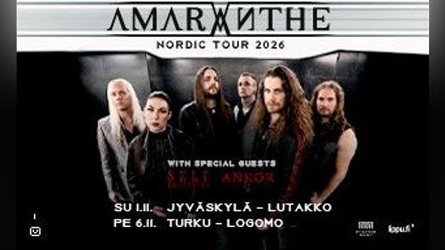 AMARANTHE (SE) w/ Self Deception & Ankor K-18 - tapahtuman kuva